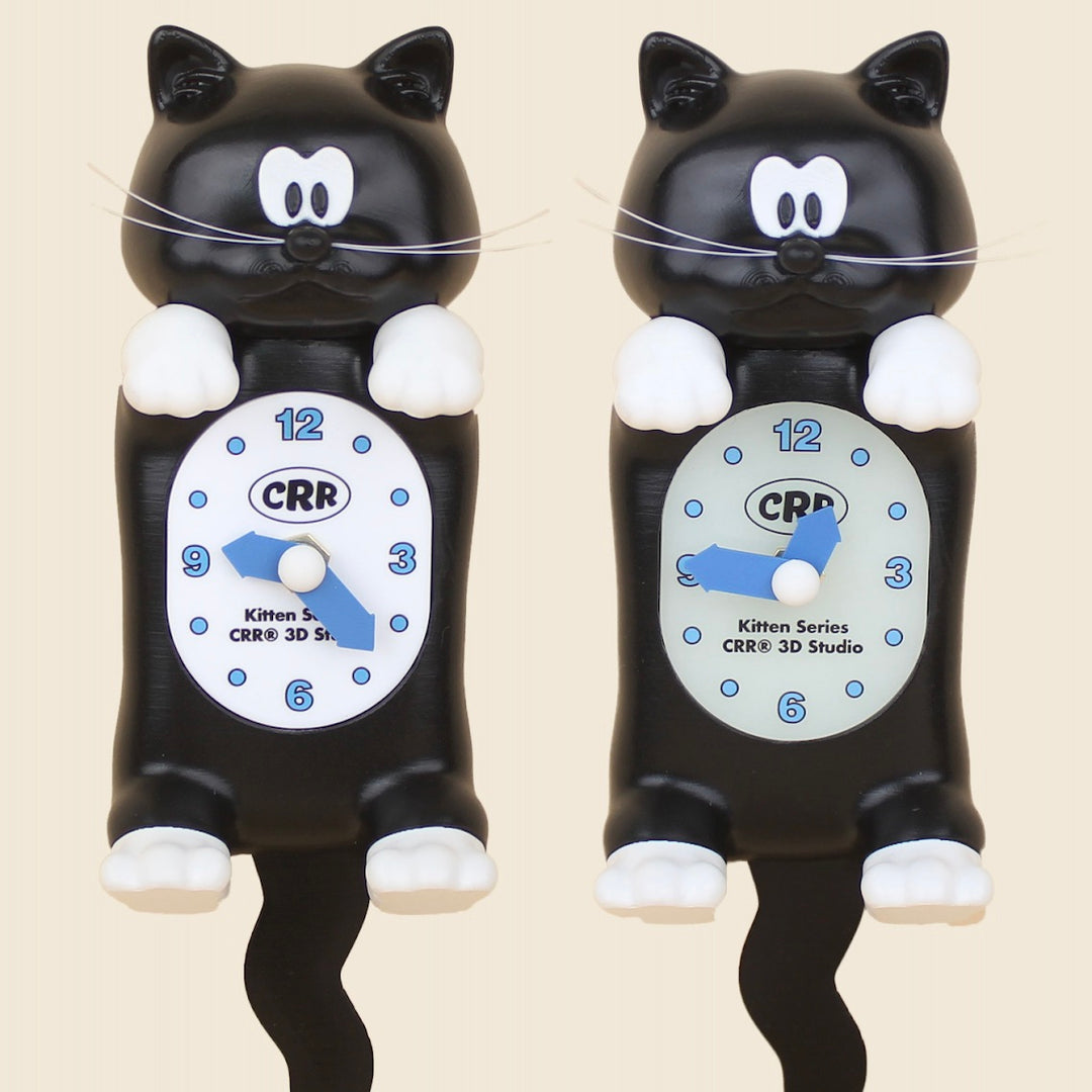 ※予約販売【CRR】Shaketail Black Cat Mini Wall Clock（Black Cat）