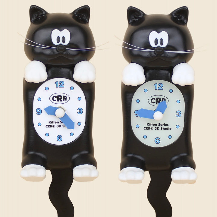 ※予約販売【CRR】Shaketail Black Cat Mini Wall Clock（Black Cat）