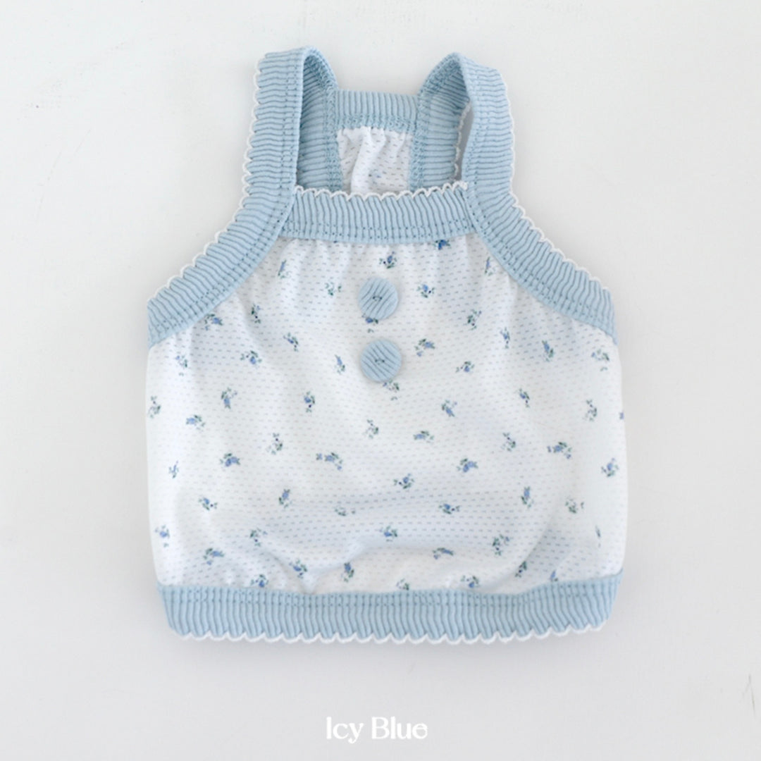 ※予約販売【near by us】Fiore Mesh Cool Top（Icy Blue）