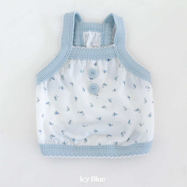 ※予約販売【near by us】Fiore Mesh Cool Top（Icy Blue）