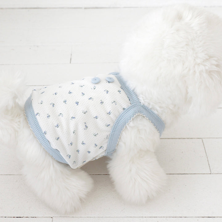 ※予約販売【near by us】Fiore Mesh Cool Top（Icy Blue）