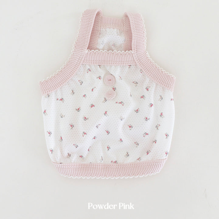 ※予約販売【near by us】Fiore Mesh Cool Top（Powder Pink）