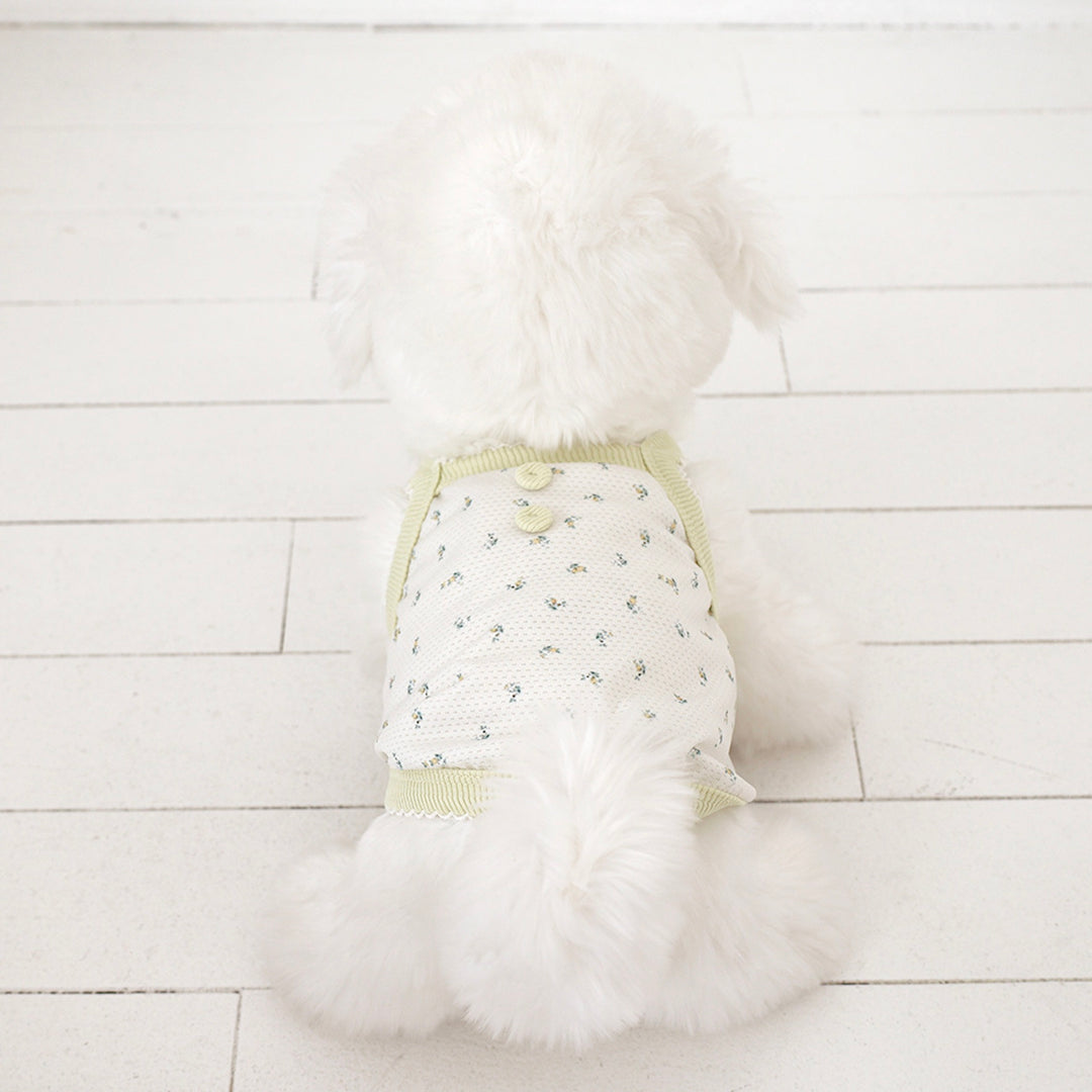 ※予約販売【near by us】Fiore Mesh Cool Top（Baby Lime）