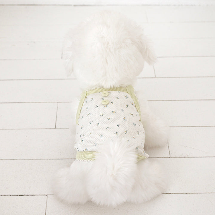 ※予約販売【near by us】Fiore Mesh Cool Top（Baby Lime）