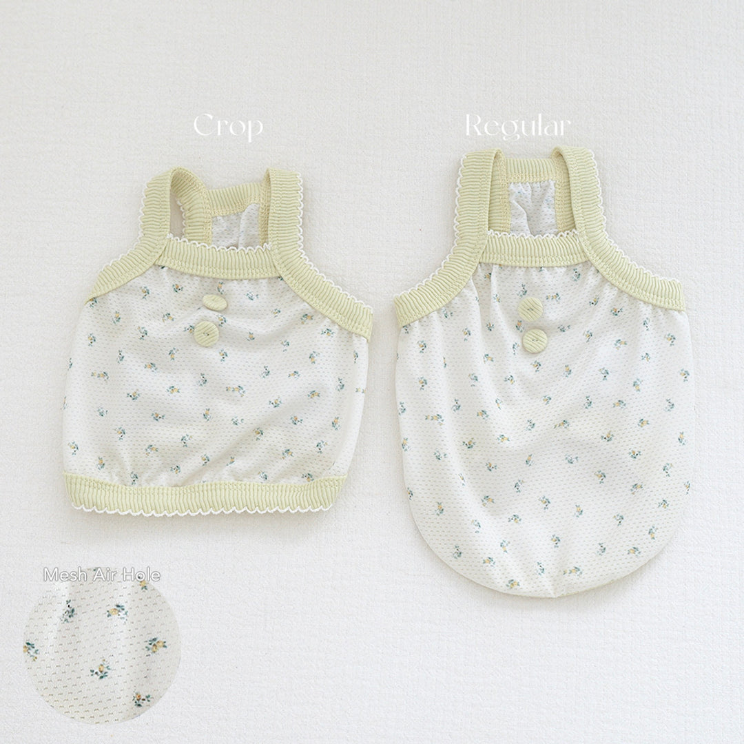 ※予約販売【near by us】Fiore Mesh Cool Top（Baby Lime）