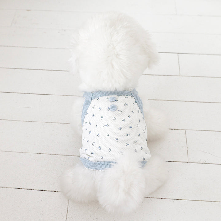 ※予約販売【near by us】Fiore Mesh Cool Top（Icy Blue）