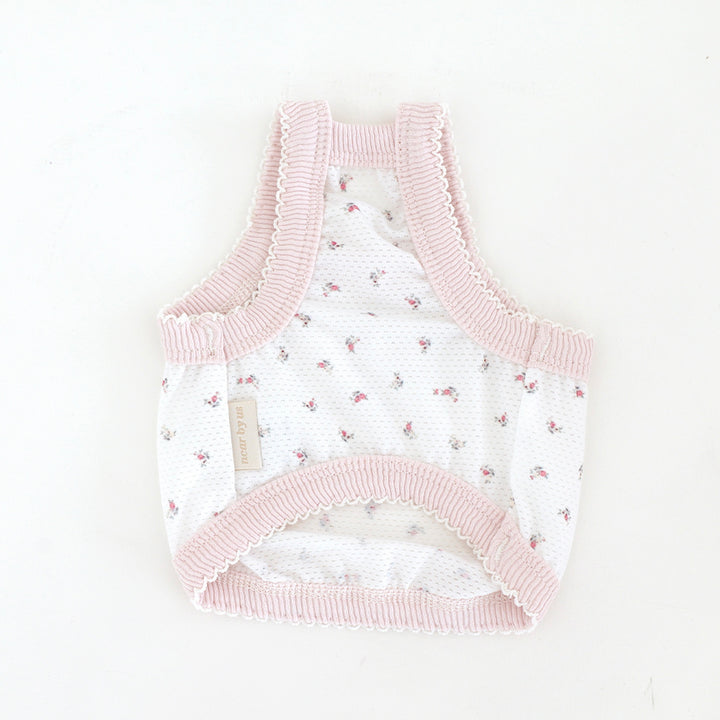 ※予約販売【near by us】Fiore Mesh Cool Top（Powder Pink）