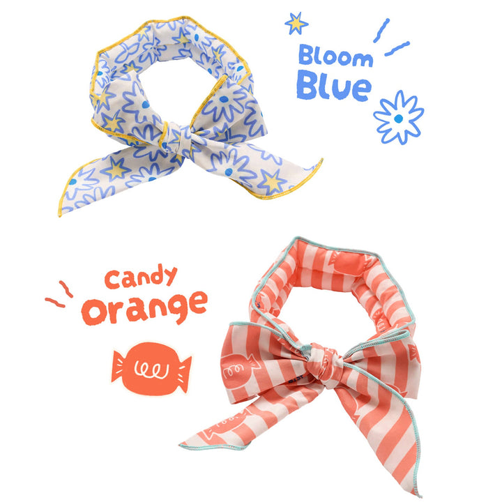 ※予約販売【munikund】COOL SCARF（Candy Orange）