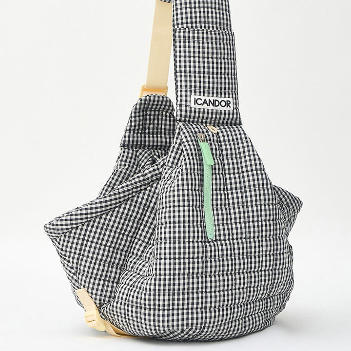 ※予約販売【iCANDOR】DUMPLING BAG（URBAN BLACK）