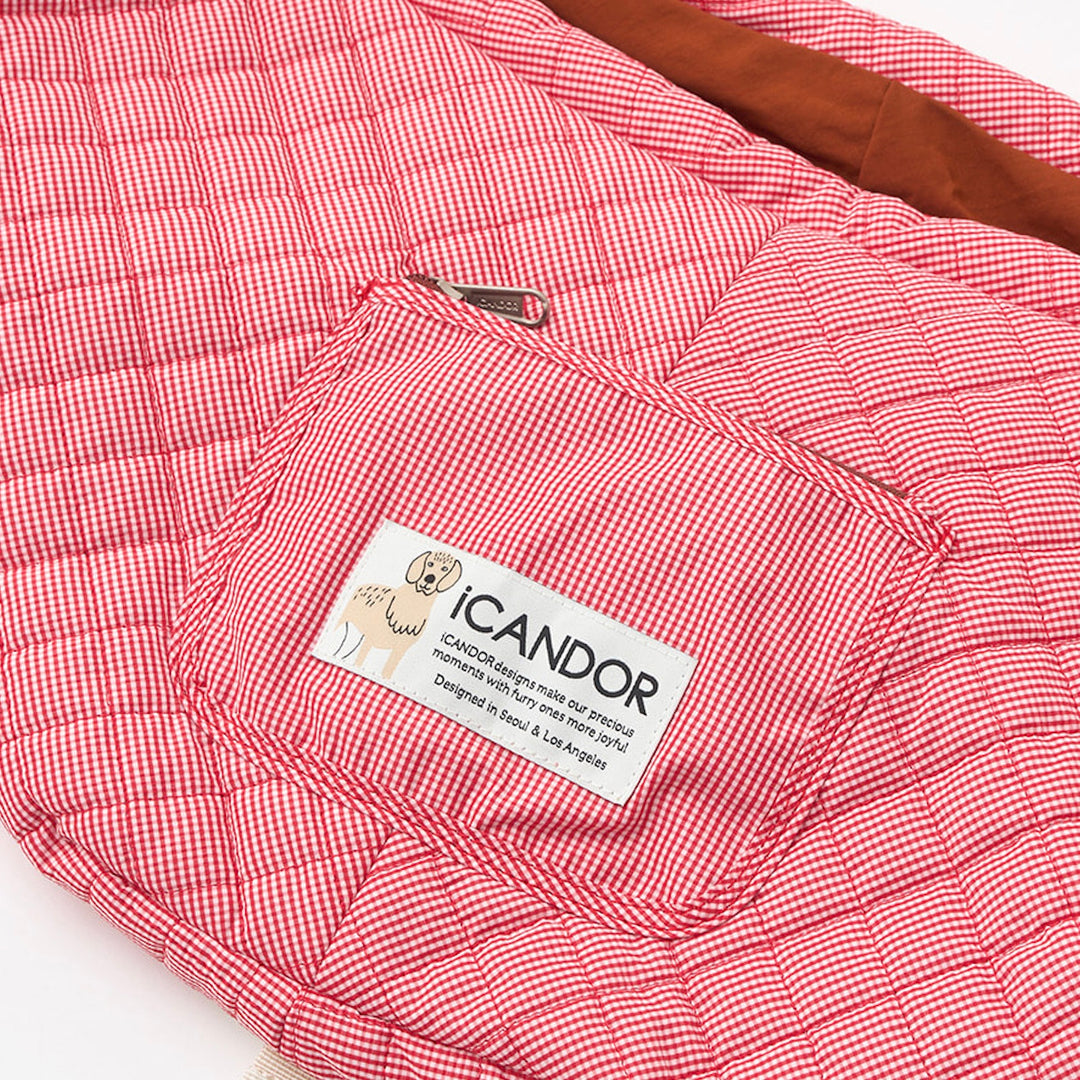 ※予約販売【iCANDOR】DUMPLING BAG（ICONIC RED）