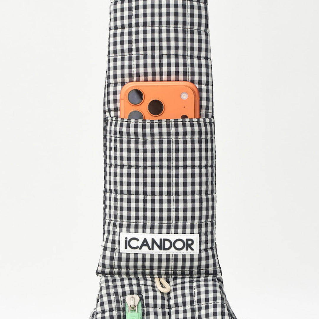 ※予約販売【iCANDOR】DUMPLING BAG（URBAN BLACK）