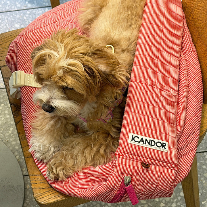 ※予約販売【iCANDOR】DUMPLING BAG（ICONIC RED）