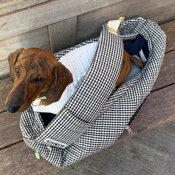 ※予約販売【iCANDOR】DUMPLING BAG（URBAN BLACK）