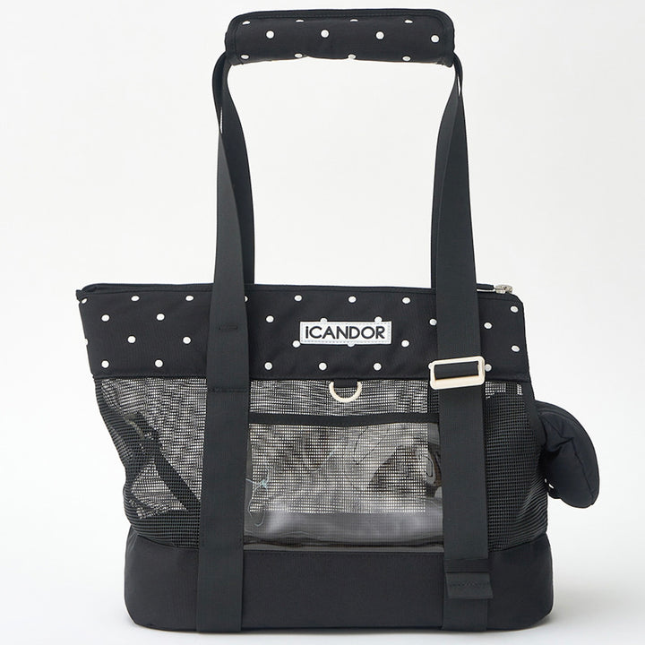 ※予約販売【iCANDOR】BRISBANE BAG（CAPRI BLACK）｜犬用バッグ