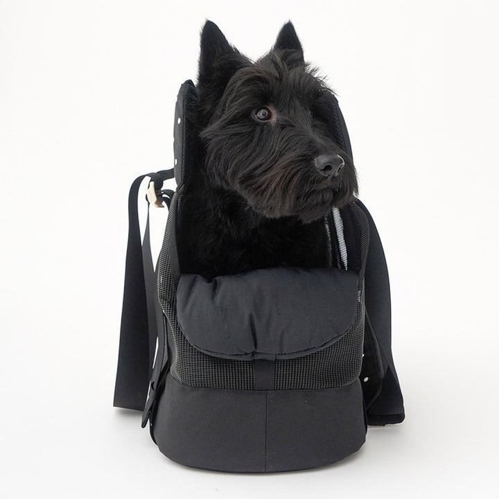 ※予約販売【iCANDOR】BRISBANE BAG（CAPRI BLACK）｜犬用バッグ