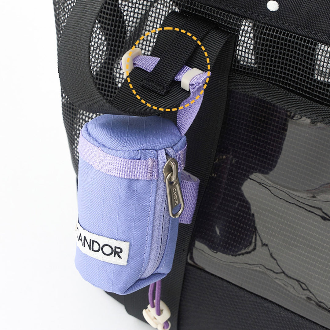※予約販売【iCANDOR】BRISBANE BAG（CAPRI BLACK）｜犬用バッグ