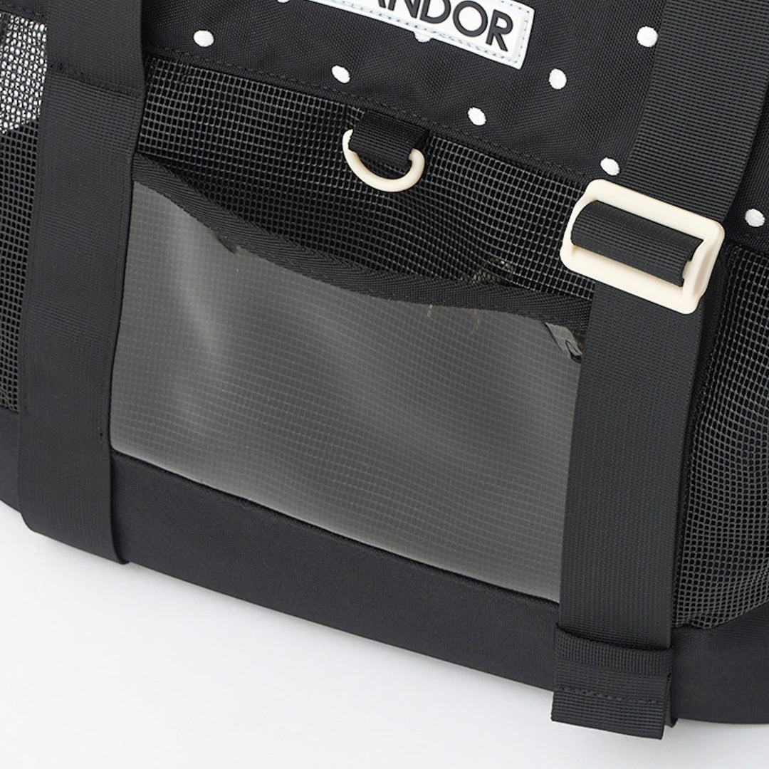 ※予約販売【iCANDOR】BRISBANE BAG（CAPRI BLACK）｜犬用バッグ