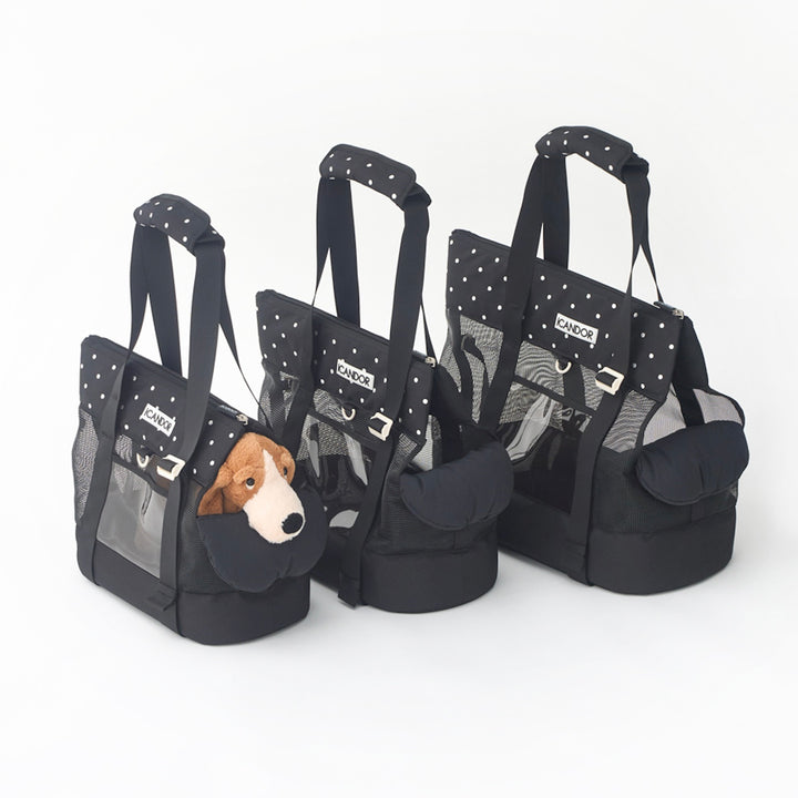 ※予約販売【iCANDOR】BRISBANE BAG（CAPRI BLACK）｜犬用バッグ