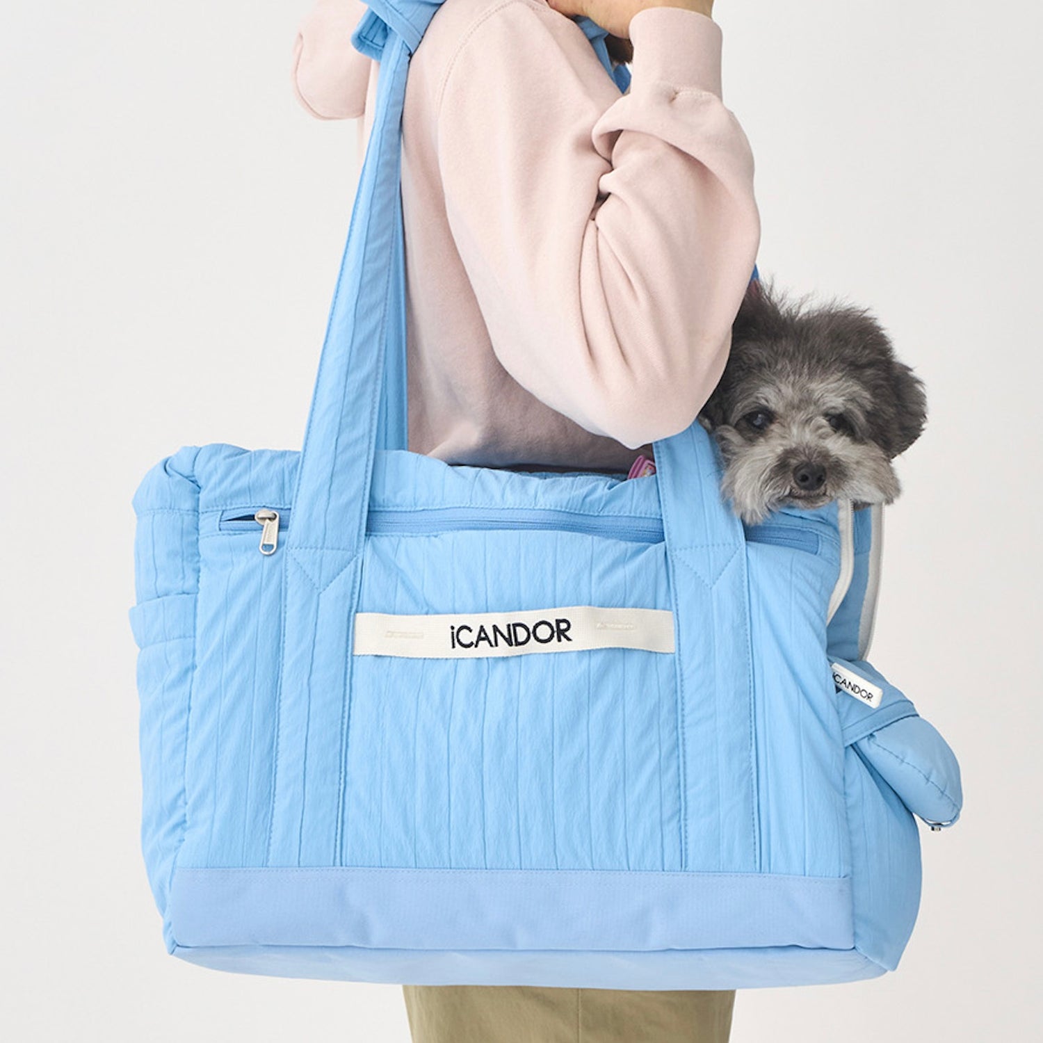 即納【iCANDOR】CLOUD 9（AIRY BLUE）｜犬用バッグ