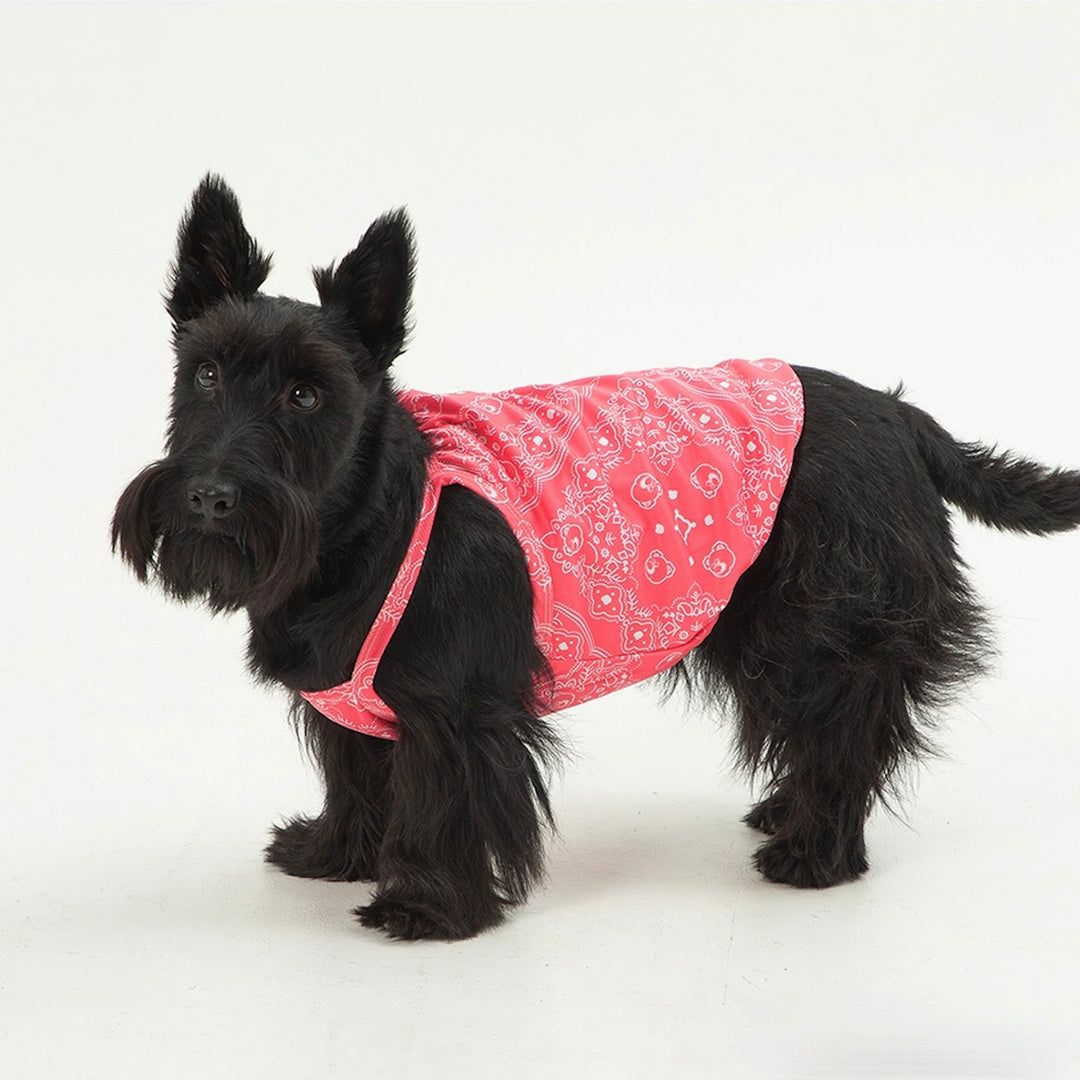 ※予約販売【andblank】Joy Bear Bandana Bug Guard Cooling Sleeveless（Pink）