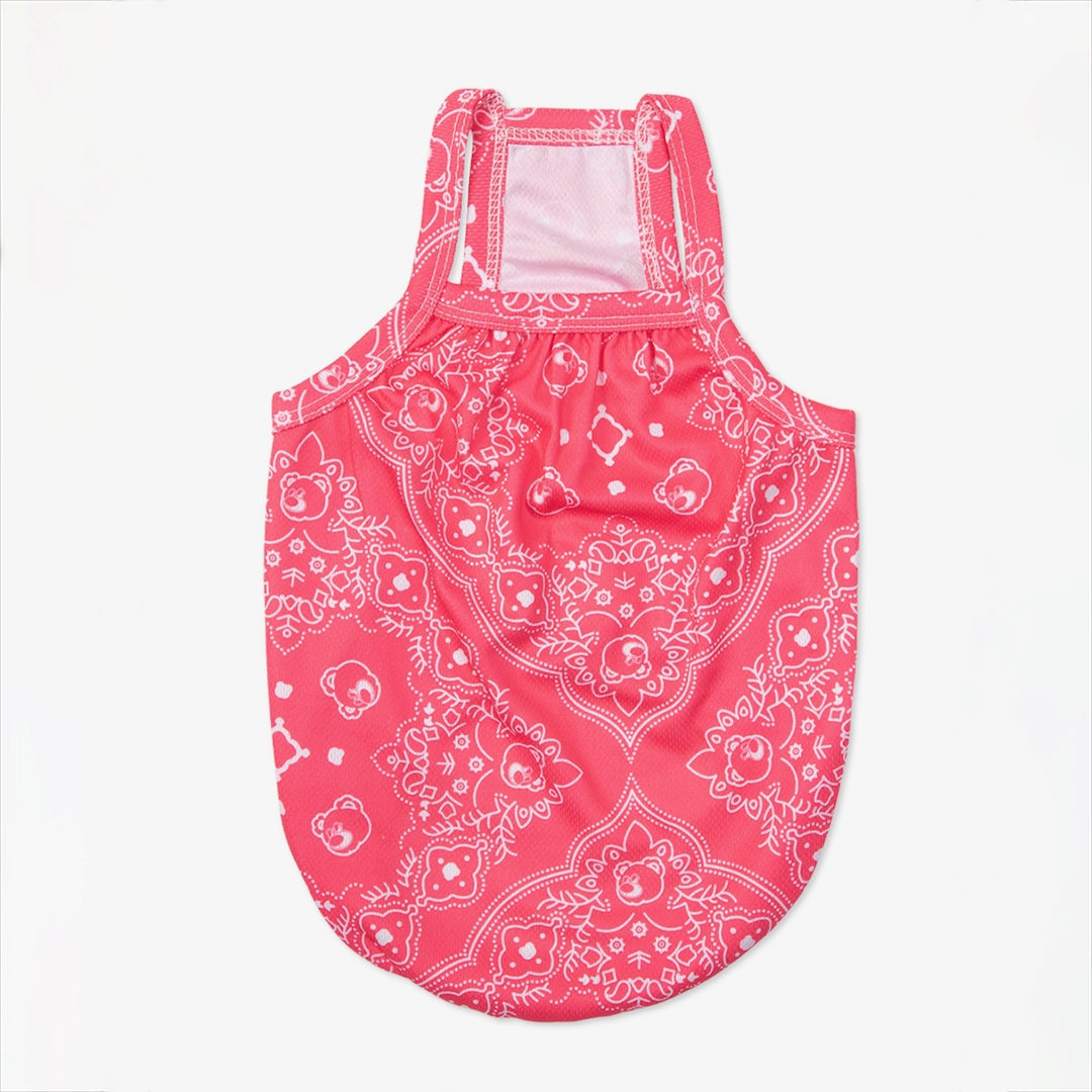 ※予約販売【andblank】Joy Bear Bandana Bug Guard Cooling Sleeveless（Pink）