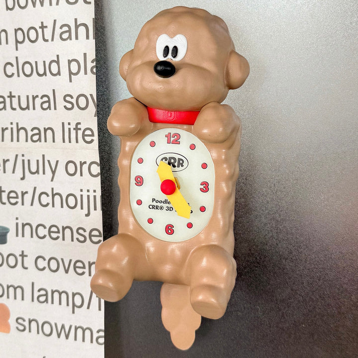 ※予約販売【CRR】Shaketail Duchs Mini Wall Clock（Poodle）