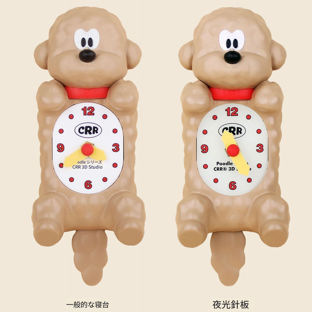 ※予約販売【CRR】Shaketail Duchs Mini Wall Clock（Poodle）