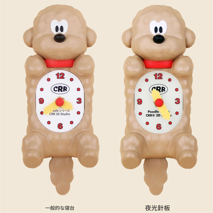 ※予約販売【CRR】Shaketail Duchs Mini Wall Clock（Poodle）
