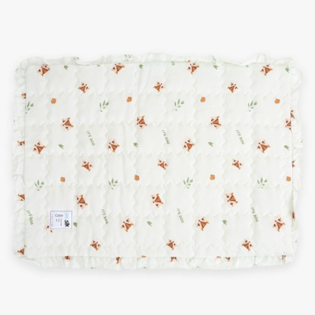 ※予約販売【ITS DOG】Rayon Cooling Squirrel Frill Mat（Green）