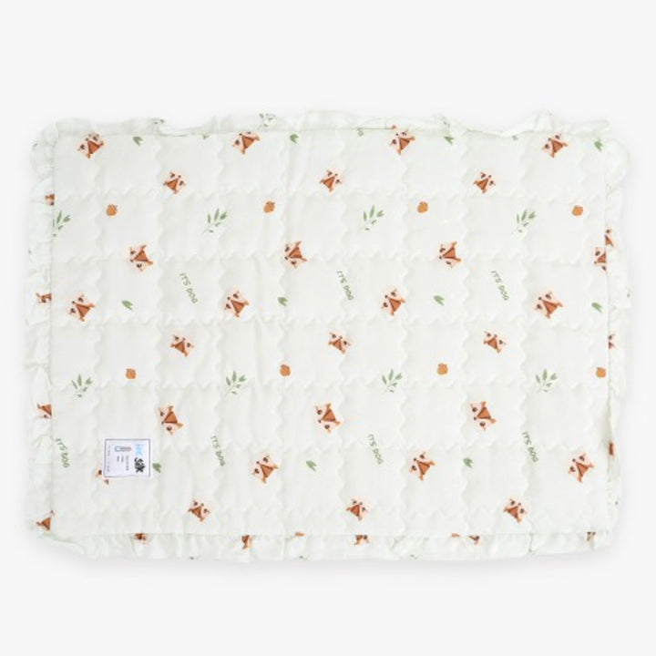 ※予約販売【ITS DOG】Rayon Cooling Squirrel Frill Mat（Green）