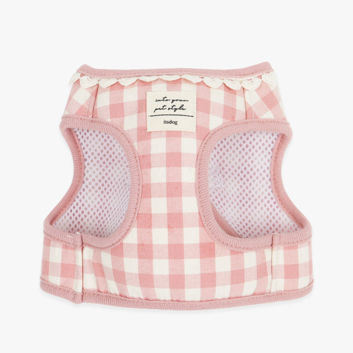 ※予約販売【ITS DOG】Heart check harness（Pink）｜犬用ハーネス