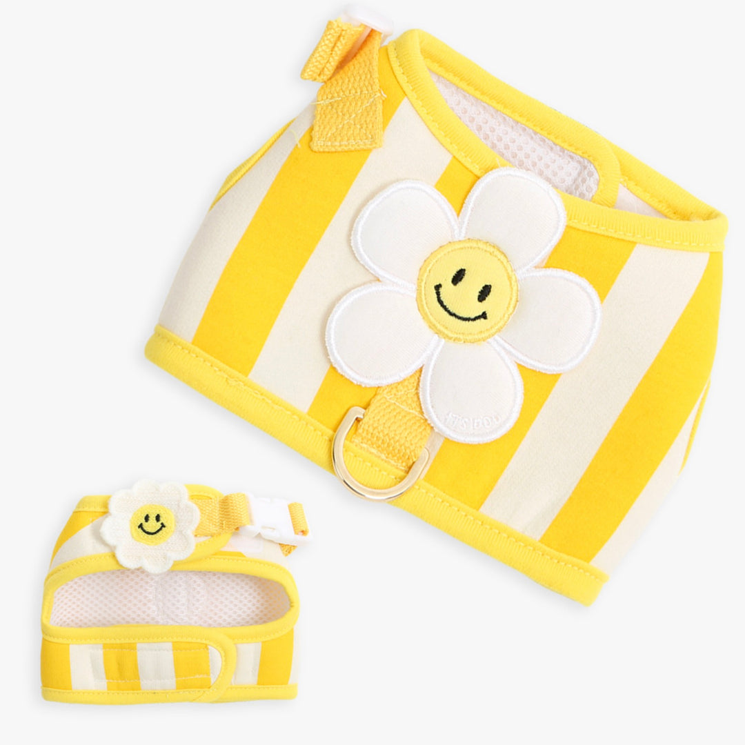 ※予約販売【ITS DOG】Smile Daisy Harness（Yellow）｜犬用ハーネス