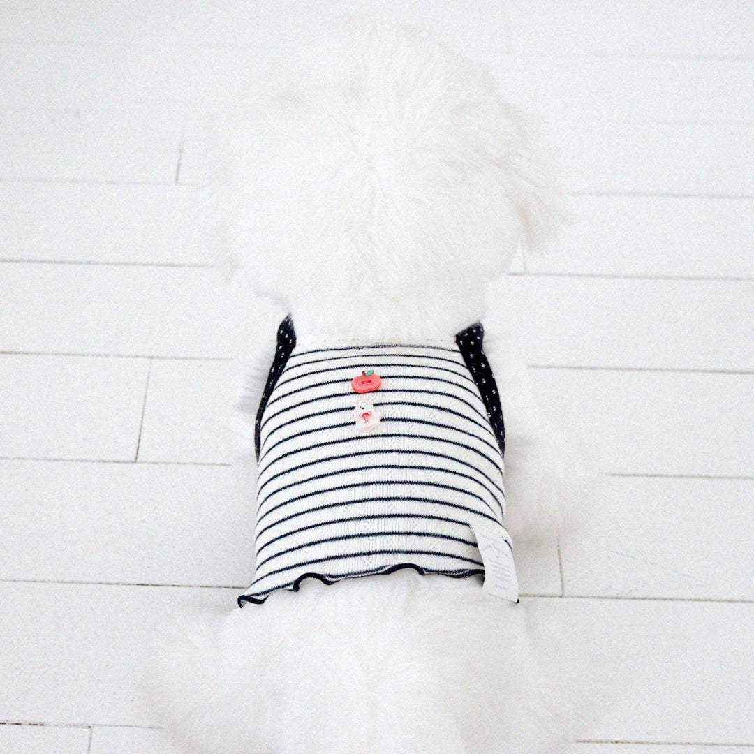 ※予約販売【near by us】Pinter Button Crop Top（Black）