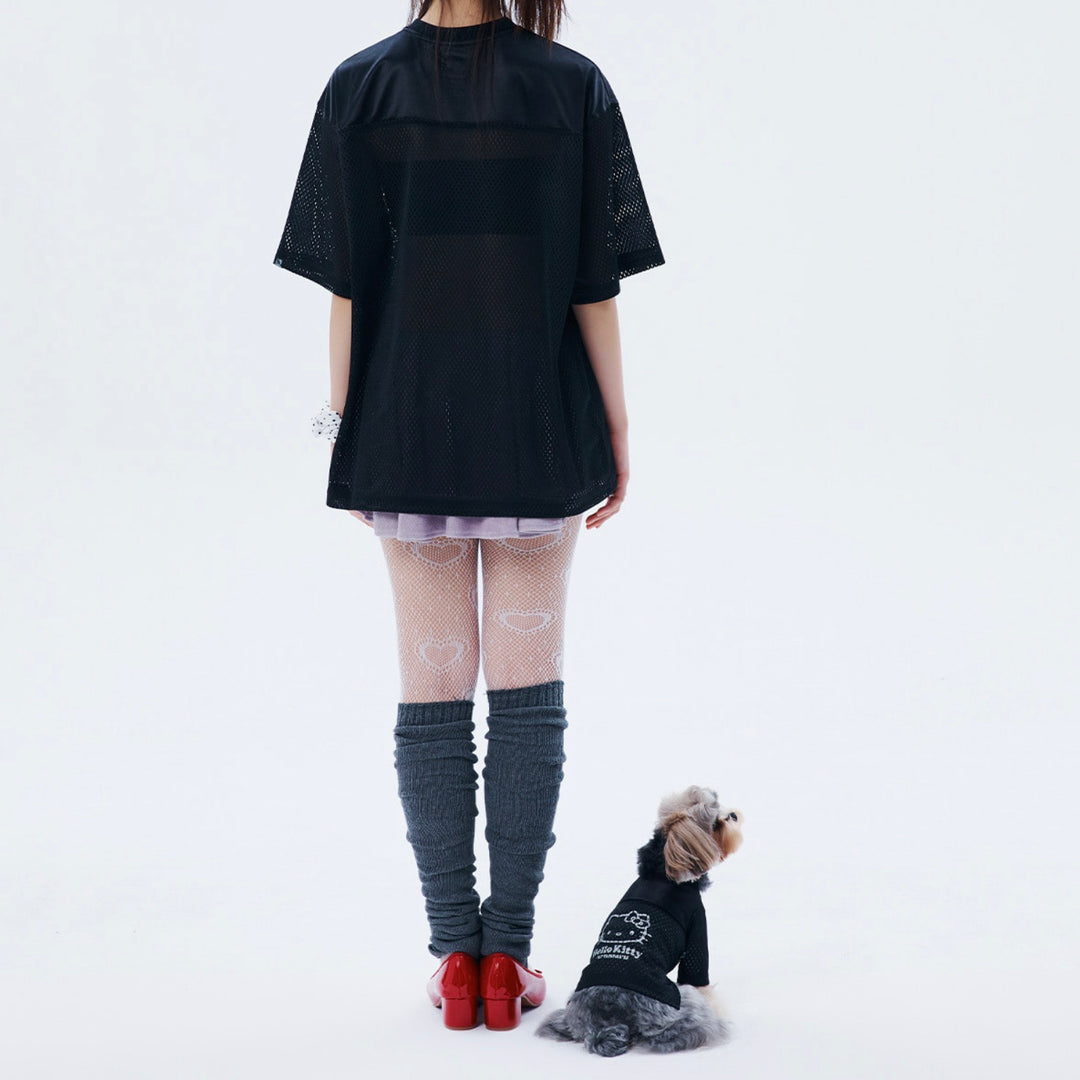 ※予約販売【ARUMARU】HELLO KITTY × ARUMARU Pet FootBall Jersey（Black）