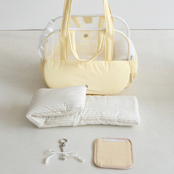 ※予約販売【a tous moments】Frou Frou Bag - Lemon Edition（Cushion + Shoulder Pad Set）｜犬用バッグ
