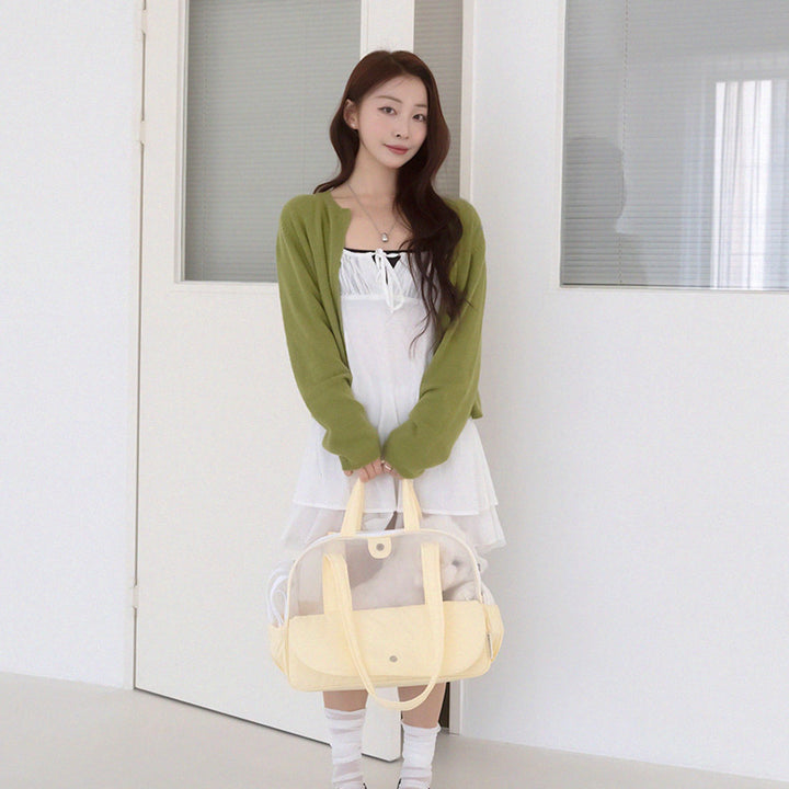※予約販売【a tous moments】Frou Frou Bag - Lemon Edition（Cushion + Shoulder Pad Set）｜犬用バッグ
