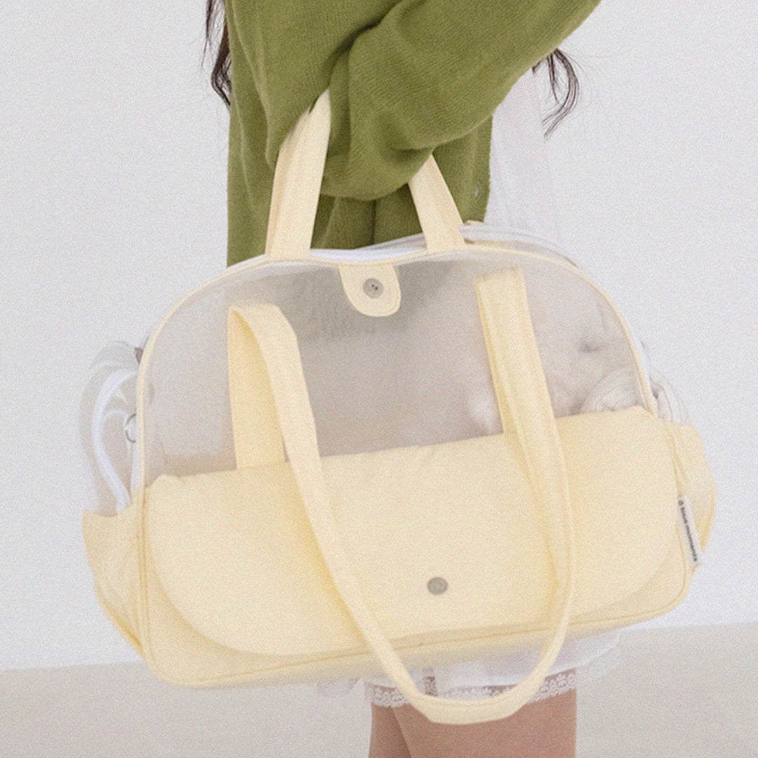 ※予約販売【a tous moments】Frou Frou Bag - Lemon Edition（Cushion + Shoulder Pad Set）｜犬用バッグ