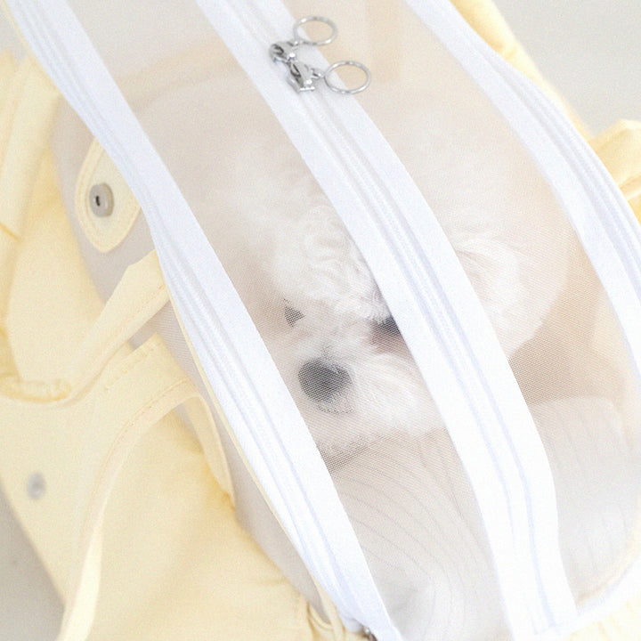 ※予約販売【a tous moments】Frou Frou Bag - Lemon Edition（Cushion + Shoulder Pad Set）｜犬用バッグ