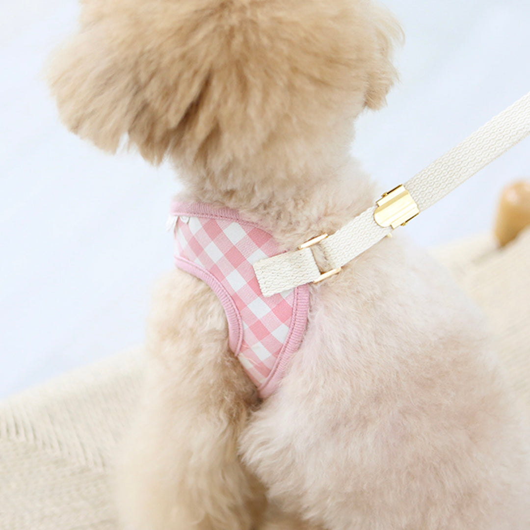 ※予約販売【ITS DOG】Heart check harness（Pink）｜犬用ハーネス