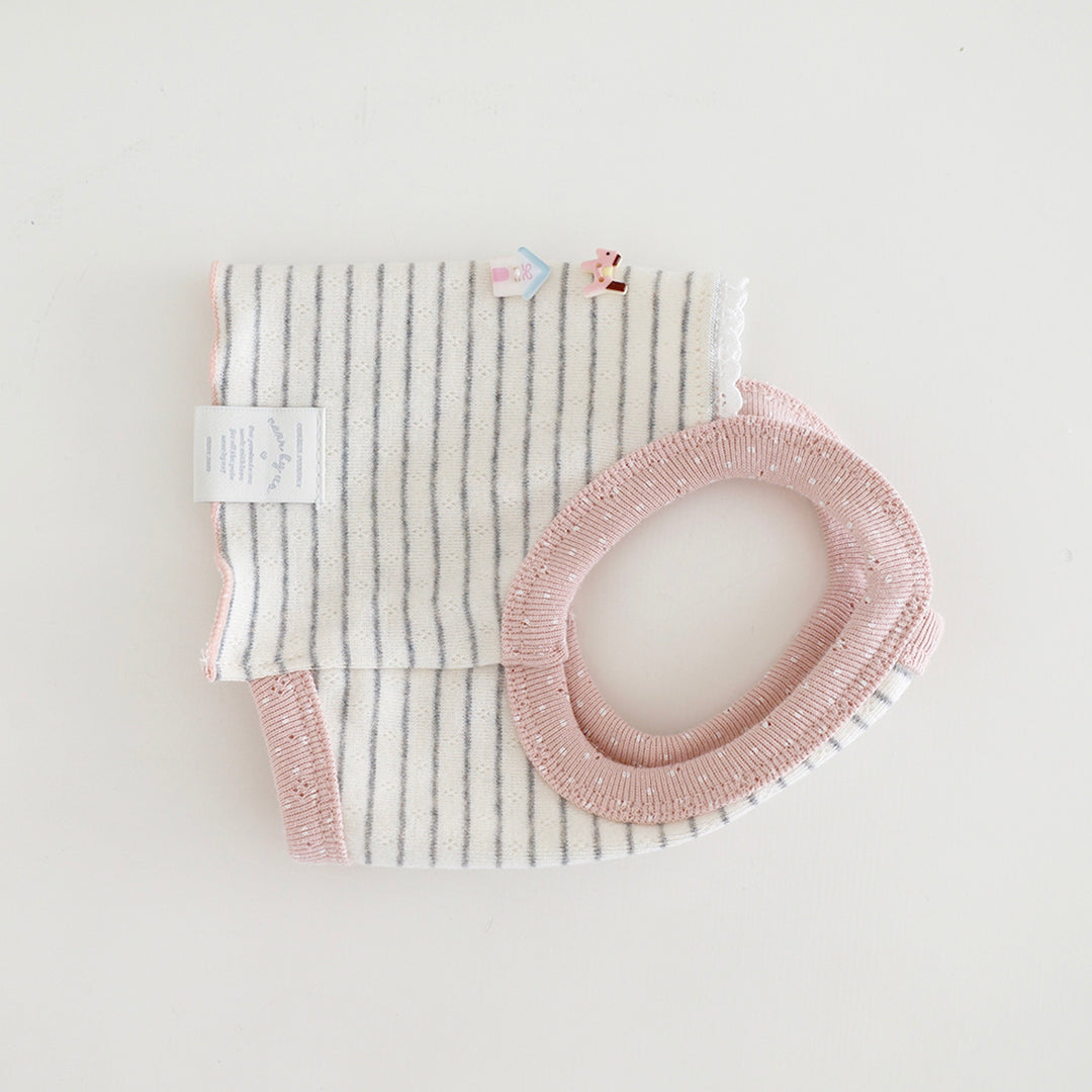 ※予約販売【near by us】Pinter Button Crop Top（Gray）