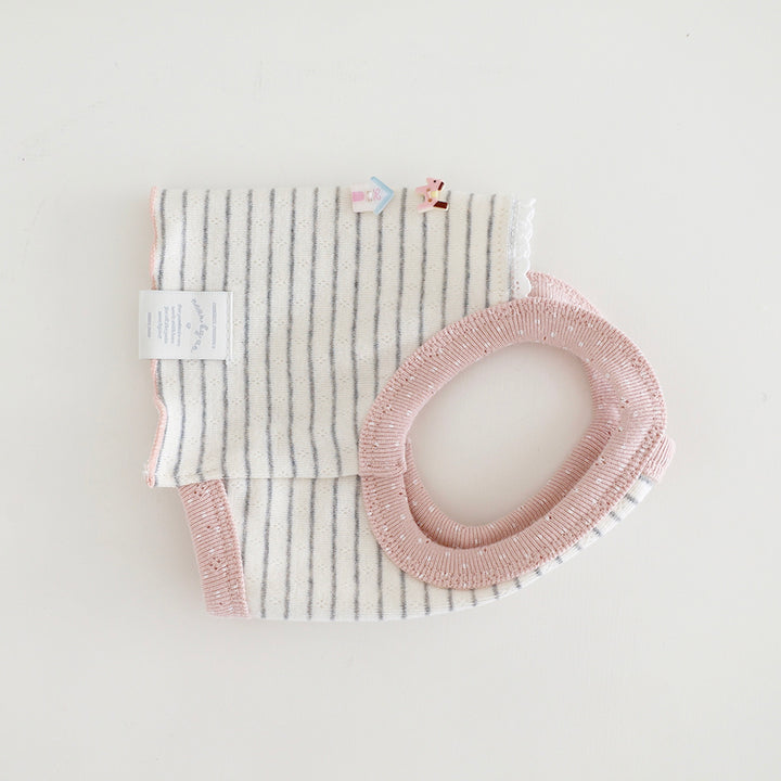 ※予約販売【near by us】Pinter Button Crop Top（Gray）