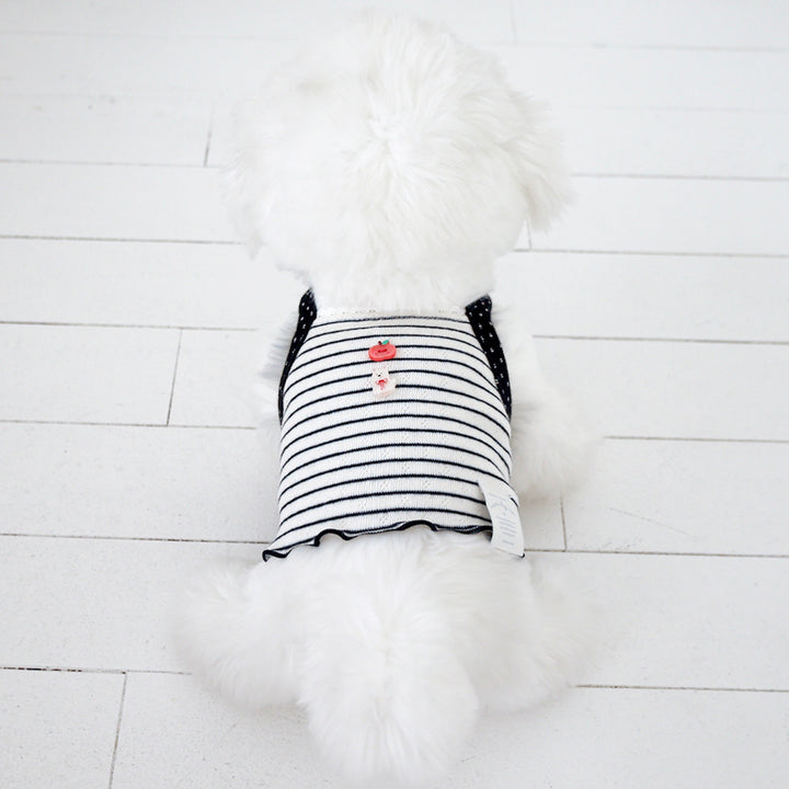 ※予約販売【near by us】Pinter Button Crop Top（Black）