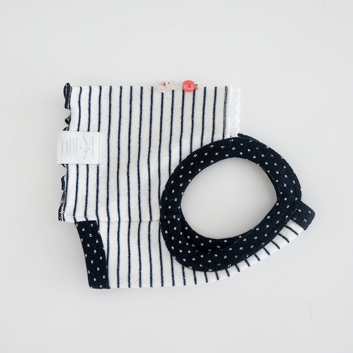 ※予約販売【near by us】Pinter Button Crop Top（Black）