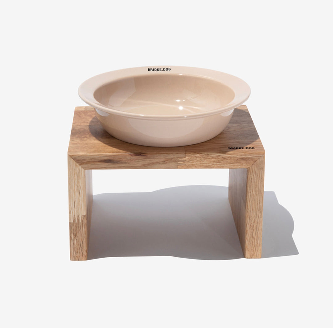 ※予約販売【BRIDGE.DOG】BRIDGE BASIC DISH（BEIGE）艶あり