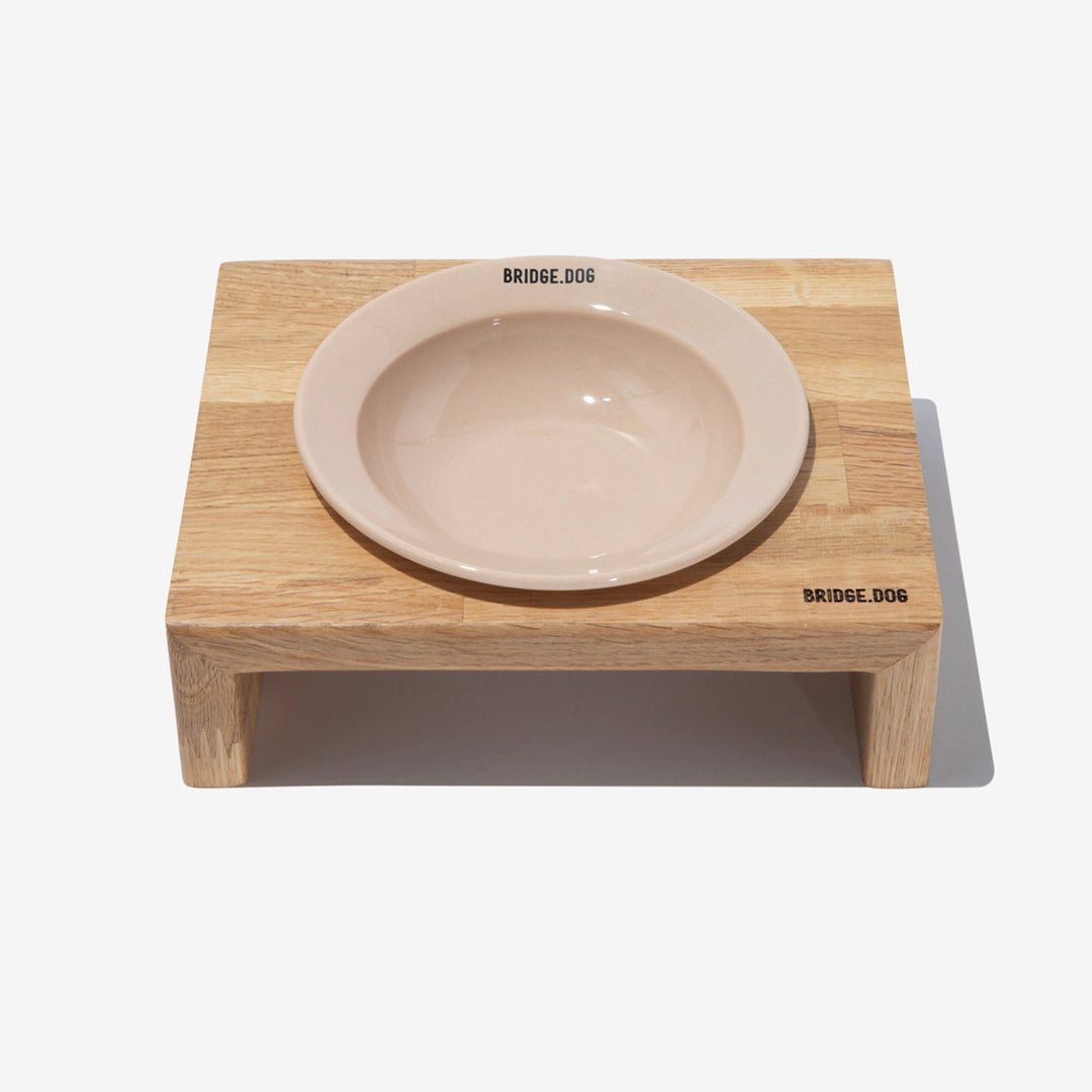※予約販売【BRIDGE.DOG】BRIDGE MINI DISH（BEIGE）艶あり