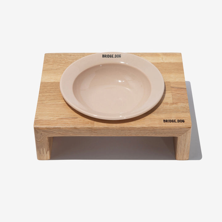 ※予約販売【BRIDGE.DOG】BRIDGE MINI DISH（BEIGE）艶あり