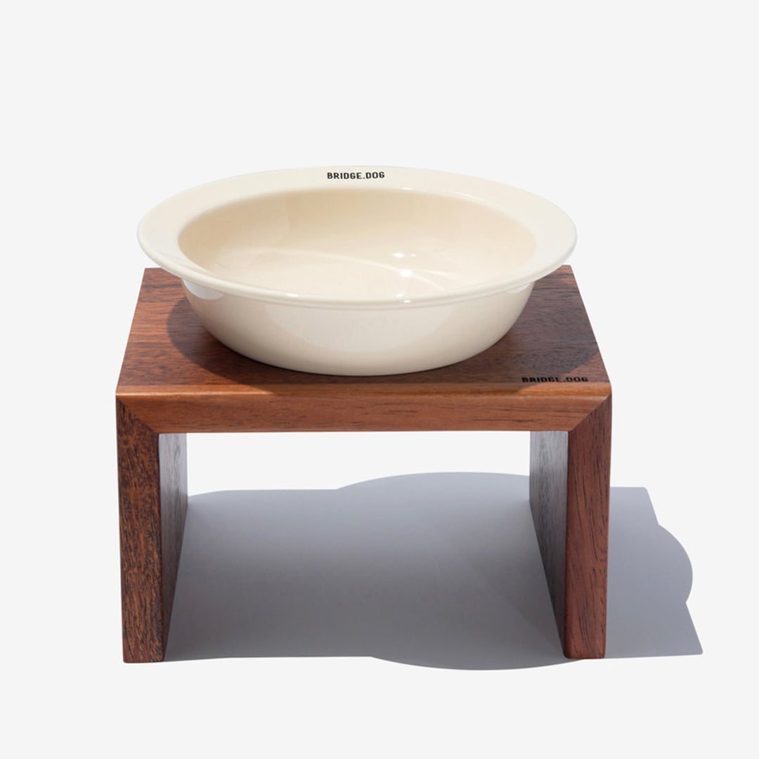 ※予約販売【BRIDGE.DOG】BRIDGE BASIC DISH（BABY CREAM）艶あり