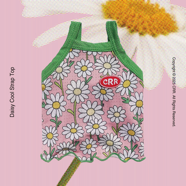 即納【CRR】Green Daisy Cool Strap Top