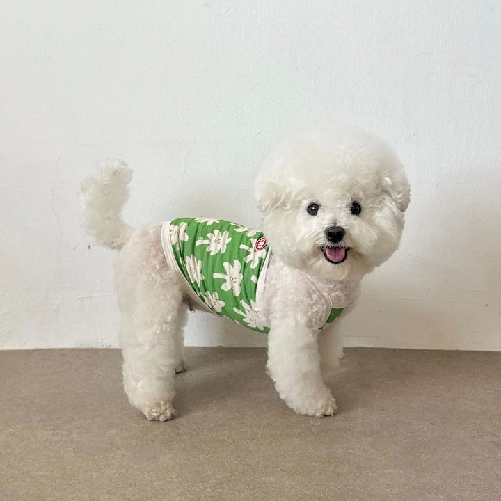 即納【CRR】Happy Sun Palm Cool Strap Top（Green）