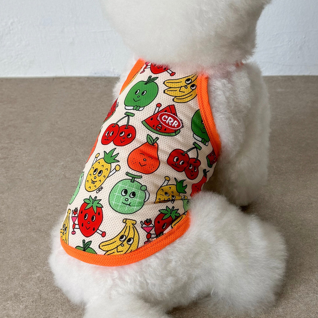 即納【CRR】Sweeite Fruit Cool Strap Top（Orange）